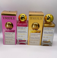 Bundle of 2: Truly Luxury Body Oils Golden Glaze Birthday Sex