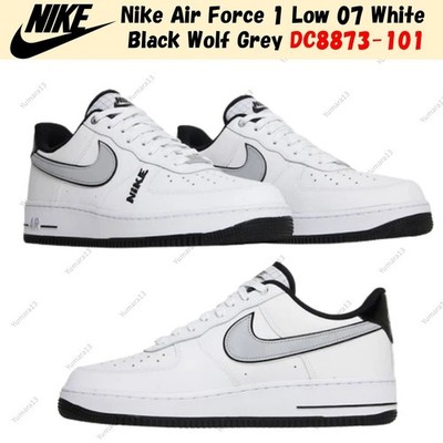 Nike Air Force 1 Low 07 White Black Wolf Grey DC8873-101 Men's Size