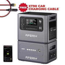 Portable Power Station 2800W 4096Wh Expandable Battery LifePO4 BMS AFERIY P280