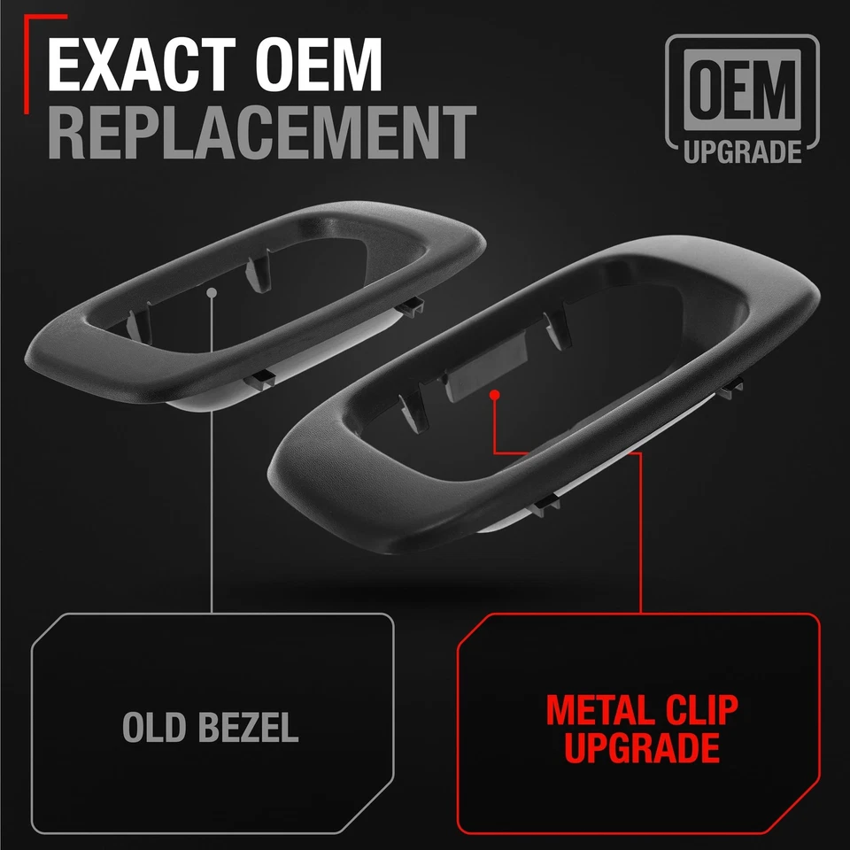 Manija y bisel del portón trasero para Chevrolet Silverado; GMC Sierra 1500, 2500, 3500 Foto 3 de 4