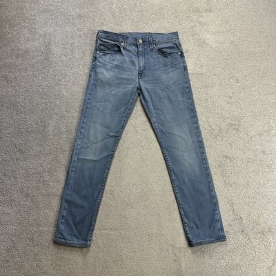 LEVI'S Jeans Herren Hose W32 L30 Slim Fit Redloop Premium Logo 28618 Blau Denim