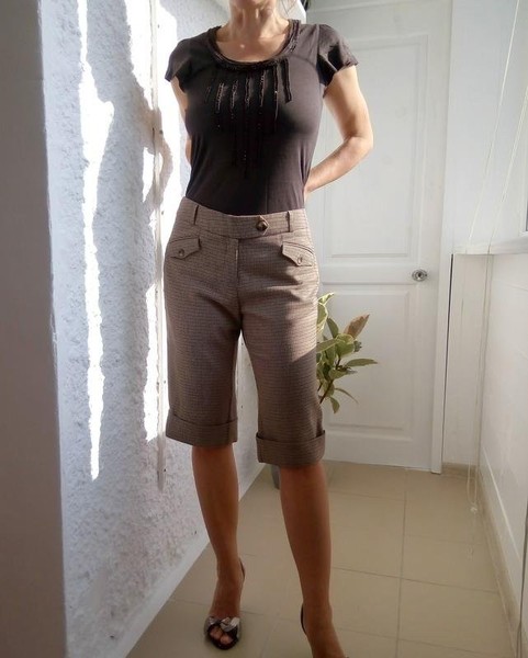 Women F&F Trousers Brown 38 / M / 46