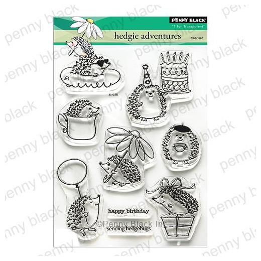Penny Black Clear Stamps - Hedgie Adventures 31-038