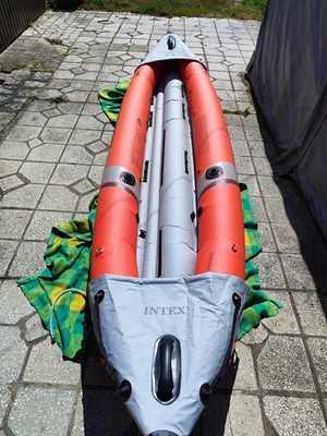Kajak 2 Personen. Excursion PRO K2 Intex 68309 Pumpe + Tasche AS2153