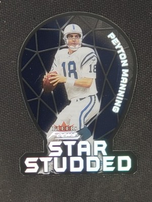 2000 Fleer Focus Star Studded Peyton Manning #1SS HOF