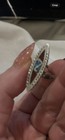 Vintage Native Zuni Turquoise Coral Inlay pinky Ring Size 5 No Stamp old pawn — photo 5