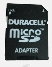 Duracell Micro SDHC Universal Pack Flash Memory Micro SD Adapter Card Only