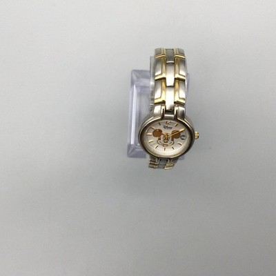 Disney Time works ladies Mickey Mouse two tone dress watch NEW BATTERY Disney Time Works Mickey Mouse Two Tone Watch Needs Battery  main image 4