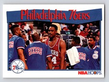 1991-92 NBA Hoops - Philadelphia 76ers #293 Rick Mahorn