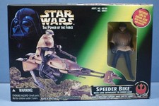 Star Wars  Power Of The Force Speeder Bike w Luke Skywalker in Endor Gear Figure