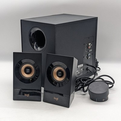Logitech Z533 Multimedia Lautsprechersystem 2.1 Paar + Subwoofer kabelgebunden UK schwarz B