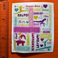 Gymnastics Silhouette Sticker Gymnastics