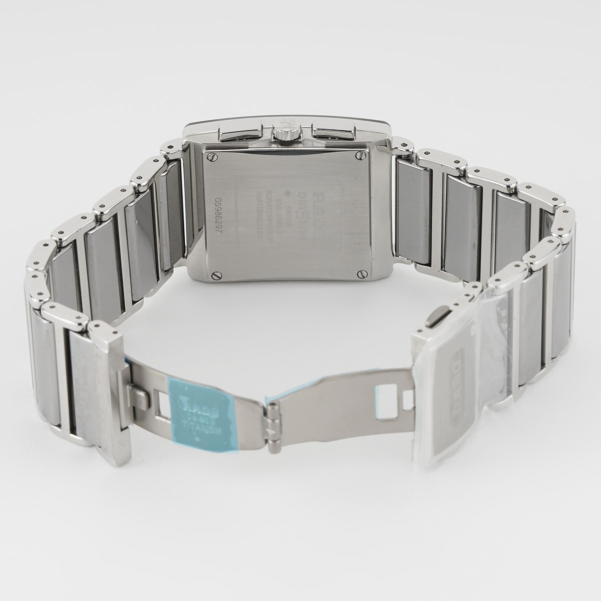 Rado Integral Chronograph Silver Dial Ceramic R20591102 Circa 2013 New Clasp image 8