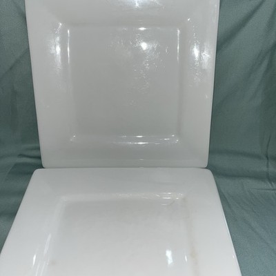  MAXWELL WILLIAMS WEISS BASICS QUADRATISCHE SPEISETELLER X 2. 26cm 