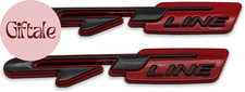 2x Chrome Metal Gt Line Logo Car Emblem Auto Grand Tourer Badge Premium Sticker 2x Chrome Metal Gt Line Logo Car Emblem Auto Grand Tourer Badge Premium Sticker