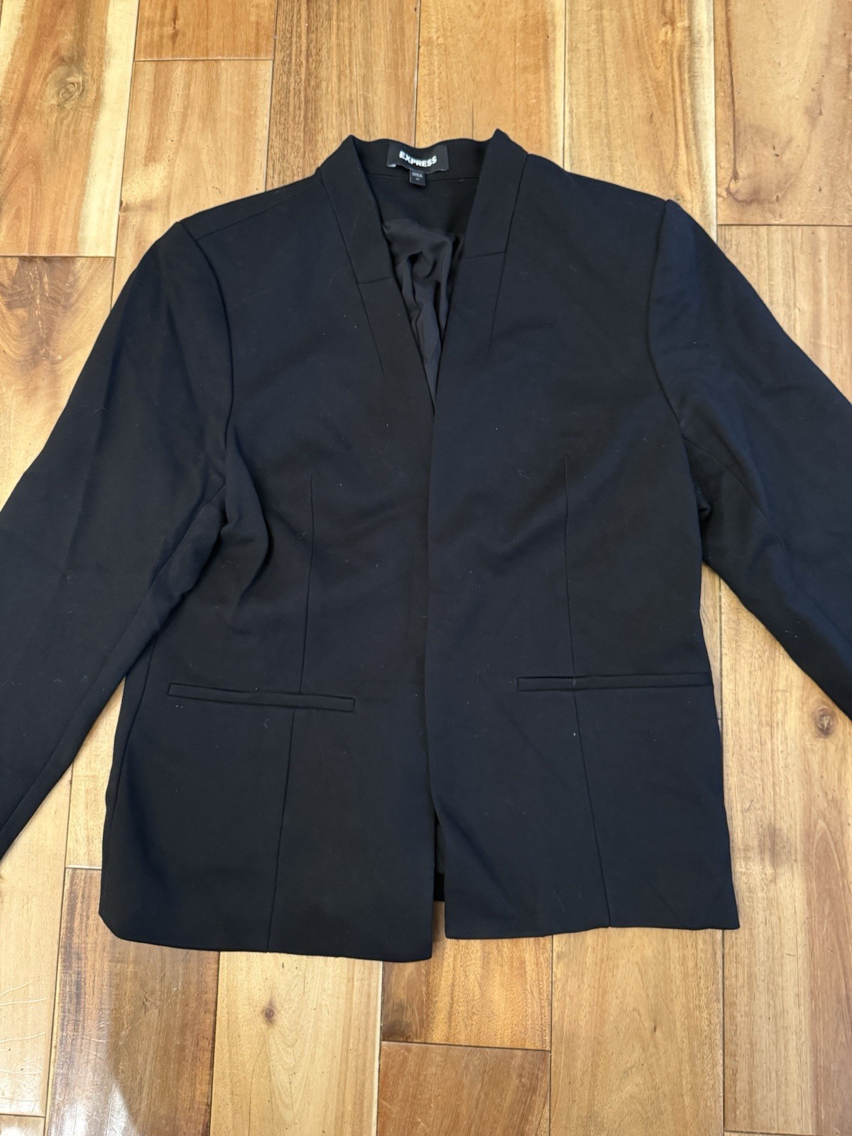 Express Women’s Business Professional Blazer Size 12 Black Long Sleeve
