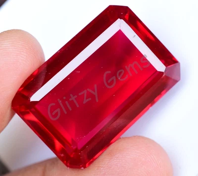 Natürlicher Blutroter Rubin 77.55 Ct CERTIFIED Aus Mozambique Lose Edelstein - Bild 1 von 4