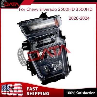 Driver Left Side Halogen Headlight For 2020-2023 Chevy Silverado 2500HD 3500HD