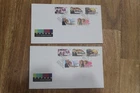 2006 50 YEARS OF AUSTRALIAN TV TELEVISION FDC COVER SET OF 2 - NEIGHBOURS, KATH
