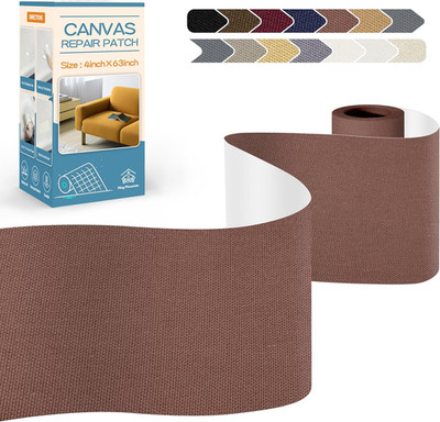 Canvas Repair Tape,Outdoor Gear Patch, 4×63 Inches,Waterproof,Self-Adhesive for