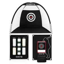 3-in-1 Sports Training Set – Golf Swing Practice Net, Chipping Target with 8 ...