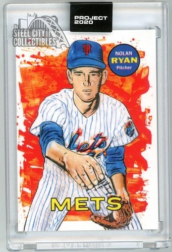 Nolan Ryan Topps Project 2020 Card #18 1969 Topps By Blake Jamieson