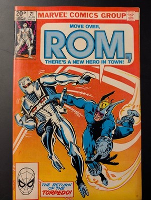 ROM, Spaceknight #21, Marvel Comics, 1981.