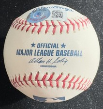 Yasiel Puig Dodgers Signed Official MLB Baseball (Selig) Beckett Authenticated