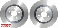 2X Bremsscheibe TRW DF6851 2 Bremsscheiben Vorderachse Vorne FüR Subaru