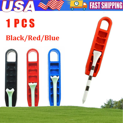 Adjustable Golf Tee Depth 6 Setting Height Adjustment Elevator Adjuster Plastic