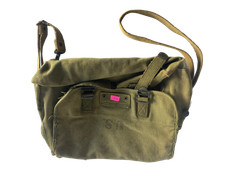 Vintage US Army WWII M-1945 Field Bag Canvas Shoulder Pack Drybak 1945