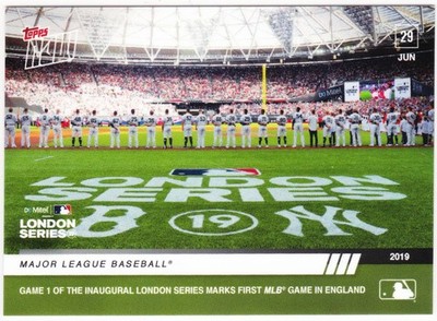 Aaron Judge Yankees Red Sox Inagural London Series on 6/29/19 2019 Topps NOW 447
