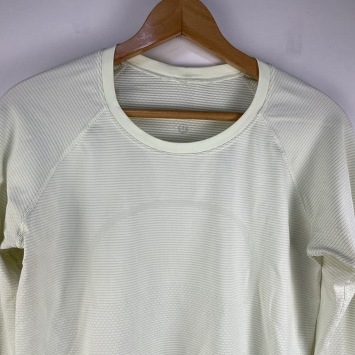 Lululemon Swiftly Tech Langarmshirt Damengröße 10 gelb - Bild 2 von 11