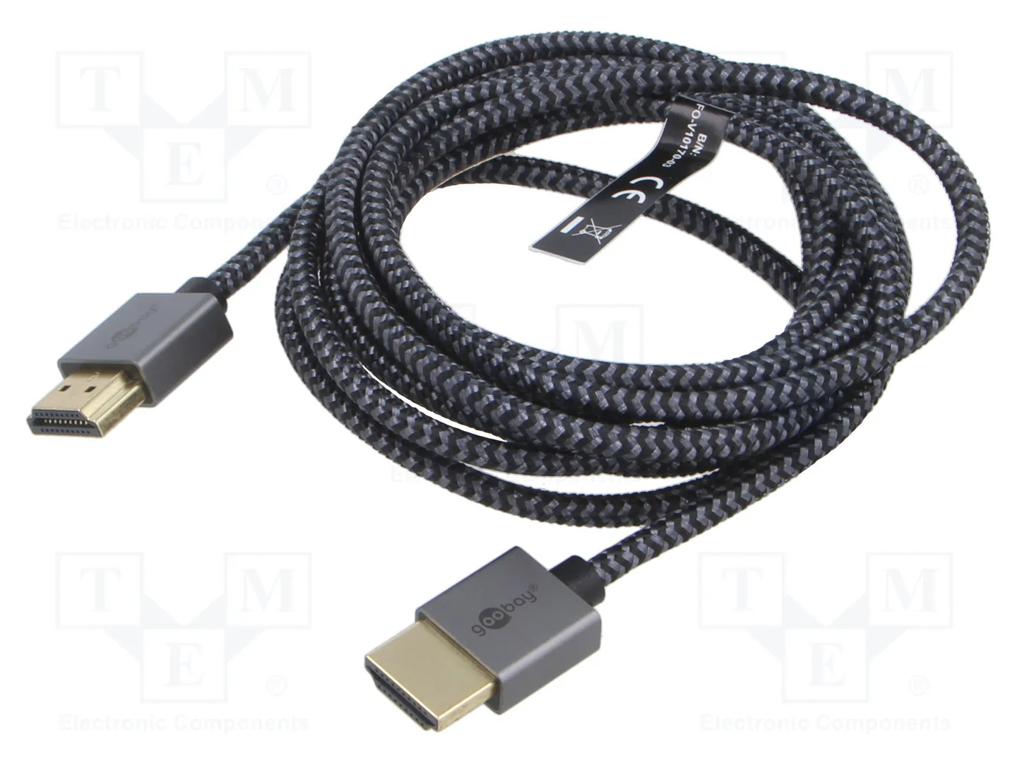 Goobay Câble Hdmi 2.1 Ultra Hd 8K 60Hz Slim 2M - Plus Series - Image 2