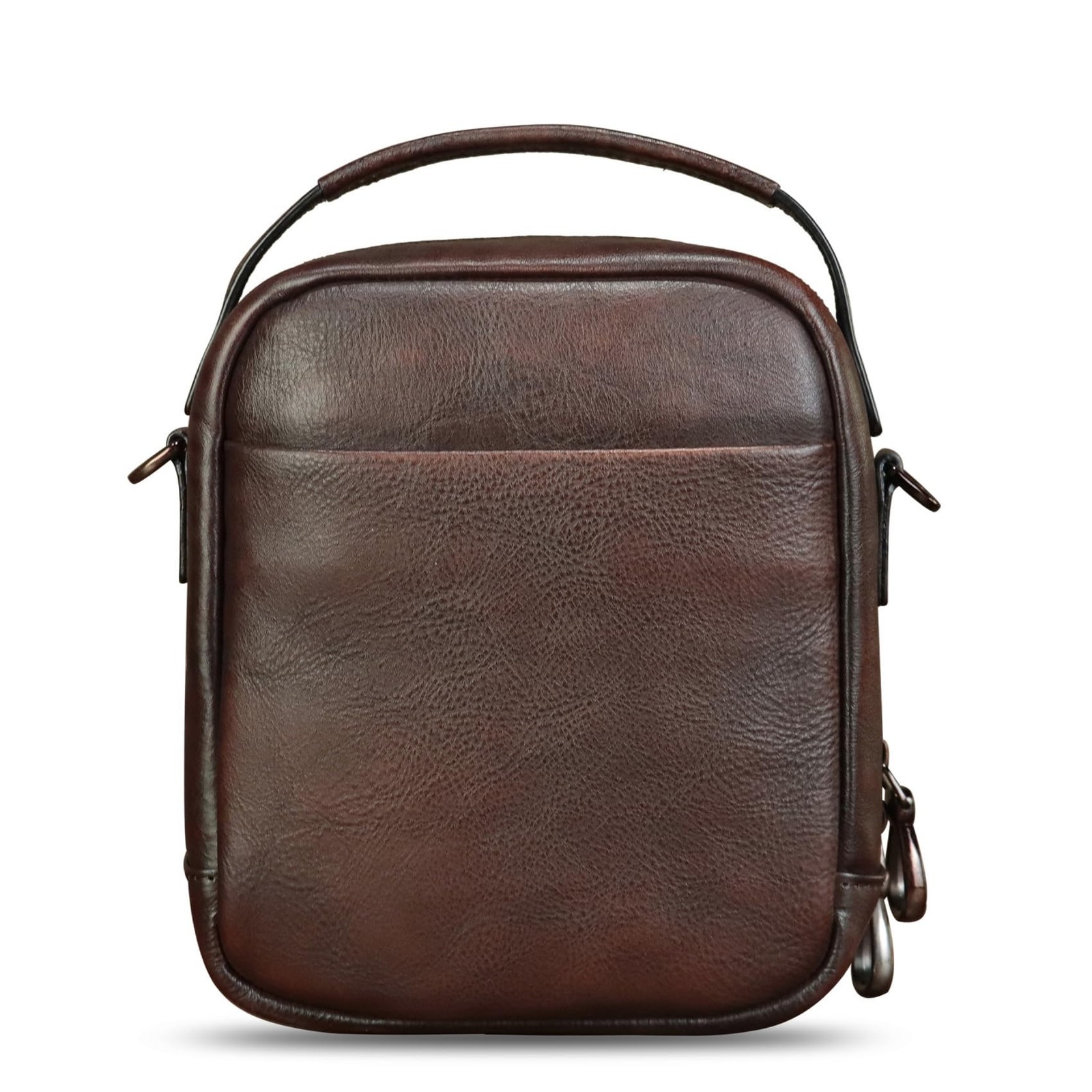 Genuine Leather Messenger Bag for Men Small Sling Purse Crossbody Shoulder Ba...