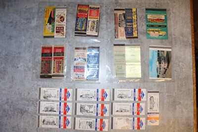 Retro Bus Line Names LOT OF 32 VINTAGE BUS LINES MATCHBOOK COVERS 1930-1960'S | eBay
