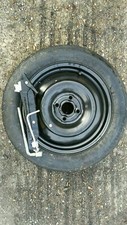 TOYOTA YARIS 2013-PRESENT DAY SPACE SAVER 15" SPARE WHEEL & TYRE, JACK&SPANNER