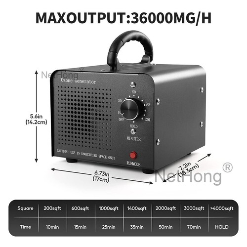 60000mg/h Ozone Generator Machine Industrial Air Purifier Ozonator Ozonizer 2025 - Picture 3 of 11