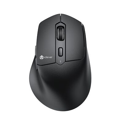 iClever Bluetooth Mouse MD360 Wireless Ergonomic Mouse with Mouse Jiggle Rech...