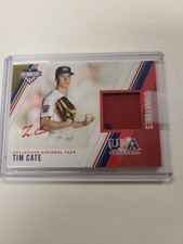 2018 STARS & STRIPES PROSPECT PATCH AUTO TIM CATE 18/25
