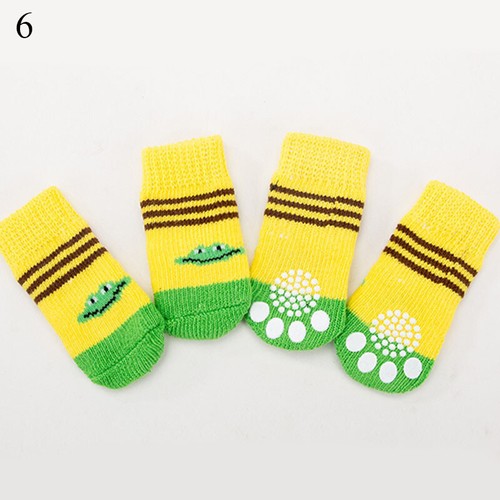 12pcs Pet Socks Small Dog Cat Anti Slip Puppy Paw Protector Safety Indoor Sho : - Picture 18 of 22