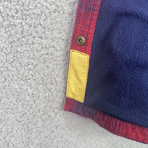 Duluth Trading Co Damen Medium rot kariert Flanell gefüttert Hemd Jacke Shacket - Bild 12 von 15