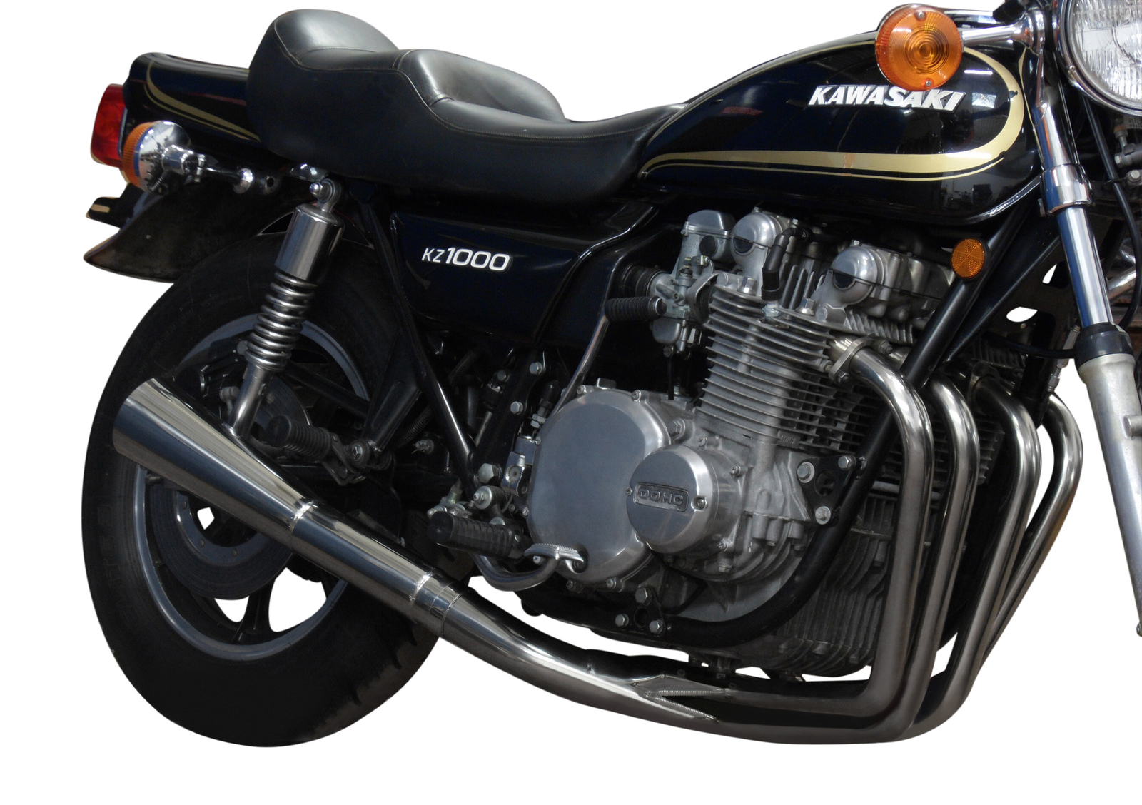 Full 41 Exhaust Stainless Header Silencer Muffler KZ1000 A1 A2 MKII A3