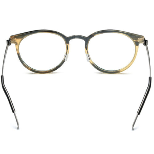 Lujo Natural Cuerno de Búfalo Monturas de Gafas Borde Completo Titanio Templo Gafas Rx - Imagen 3 de 22