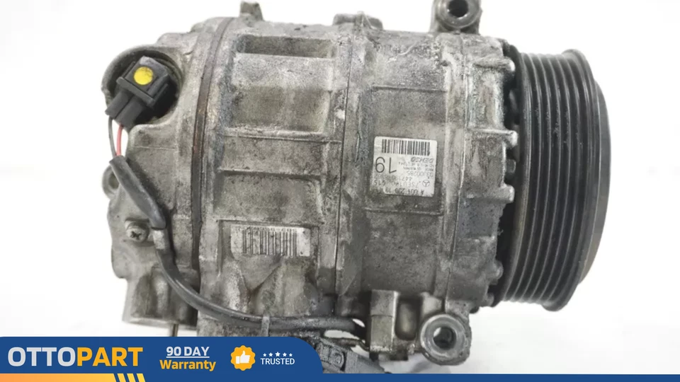 03-06 Compresor de aire acondicionado Mercedes W209 CLK55 C55 AMG 0012301911 FABRICANTE DE EQUIPOS ORIGINALES Foto 2 de 4