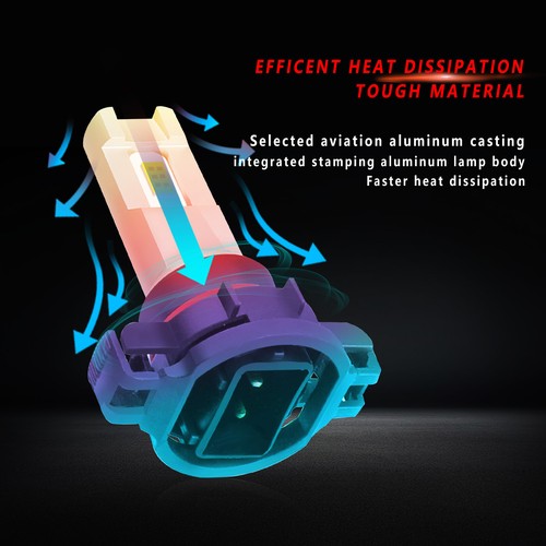 For Chevy Silverado 2500 3500 HD 07-2019 LED Headlight Bulb Hi Lo Foglight V15QC - Picture 16 of 17
