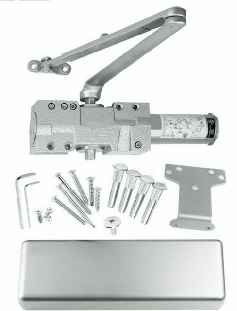Laurence PR90DU CRL PR90 Bronze Finish Adjustable Spring Power Size 1-6 Cast Iron Surface Mount Door Closer C.R