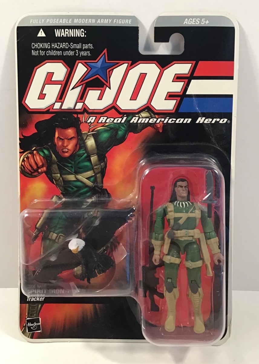 GI Joe DTC Spirit Iron Knife Action Figure Carded 2005 Tracker