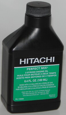 Hitachi 110008 6PK Perfect Mix 2-Stroke Engine Oil 6.4oz | eBay Hitachi 110008 6PK Perfect Mix 2-Stroke Engine Oil 6.4oz | eBay
