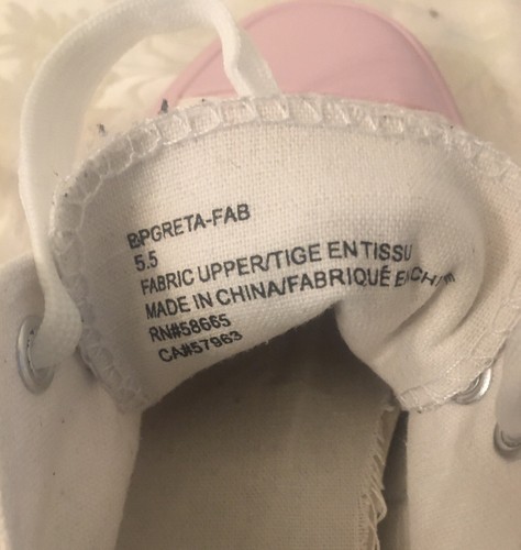 BP Greta-Fab Pink Sole Tennis Shoes size 5 1/2 - Picture 6 of 6